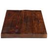 Rectangular Solid Wood Reclaimed Table Top 50x40 cm