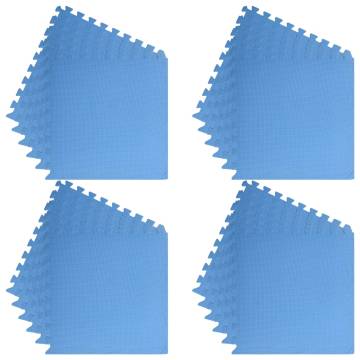 24 pcs EVA Foam Floor Mats - Blue | Hipomarket UK