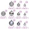 100 Grey Christmas Baubles Set - Shatterproof & Stylish Decor