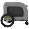 Durable Pet Bike Trailer - Red & Grey Oxford Fabric Design