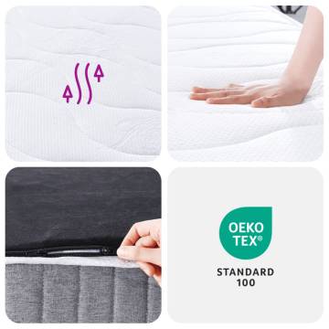 Pocket Spring Mattress Medium 100x200 cm | Hipo Market UK