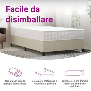 Pocket Spring Mattress Medium Firm 140x190 cm - Hipomarket