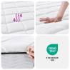 Pocket Spring Mattress Medium Plus 90x190 cm - Comfortable Sleep