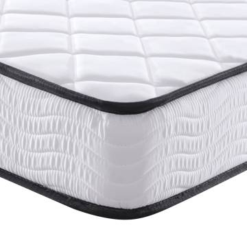 Foam Mattress Medium Soft 140x200 cm | Comfortable Sleep