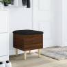 Brown Oak Storage Bench - Stylish & Functional | HipoMarket