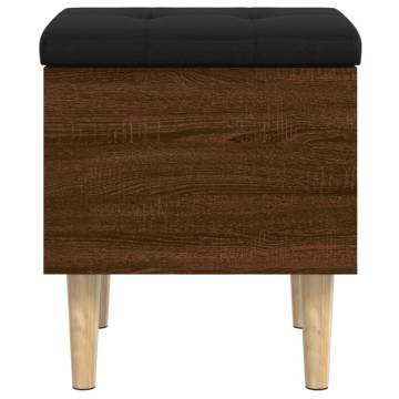 Brown Oak Storage Bench - Stylish & Functional | HipoMarket