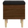 Brown Oak Storage Bench - Stylish & Functional | HipoMarket