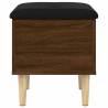 Brown Oak Storage Bench - Stylish & Functional | HipoMarket