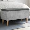 Storage Bench Concrete Grey 82x42x46 cm Engineered Wood Colour concrete grey Size 82 x 42 x 46 cm 