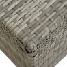 Grey Garden Storage Box 200x50x60 cm | Poly Rattan Storage