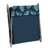 Folding Sun Loungers - 2 Pcs with Leaf Pattern | HipoMarket