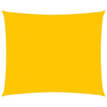 Yellow HDPE Sunshade Sail 2.5x2.5m | UV & Mould Resistant