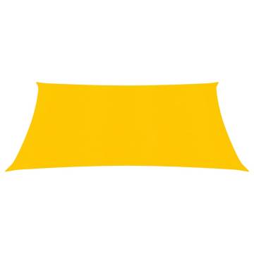 Yellow HDPE Sunshade Sail 2.5x2.5m | UV & Mould Resistant