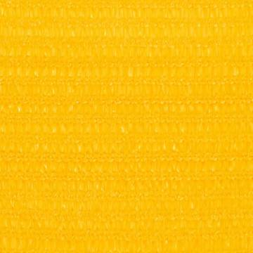 Yellow HDPE Sunshade Sail 2.5x2.5m | UV & Mould Resistant