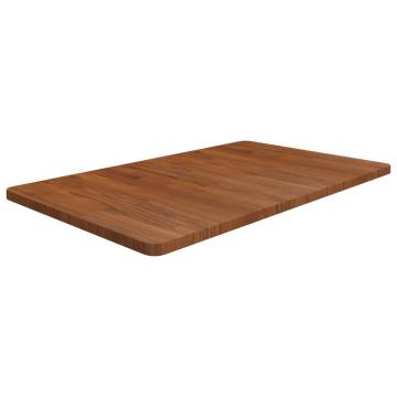 Bathroom Countertop Dark Brown - Solid Wood 100x60 cm