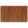 Bathroom Countertop Dark Brown - Solid Wood 100x60 cm