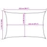 Sun Shade Sail Sand 2.5x2 m - UV & Water-Resistant Protection