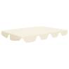 Replacement Canopy for Garden Swing - Cream 188x145 cm