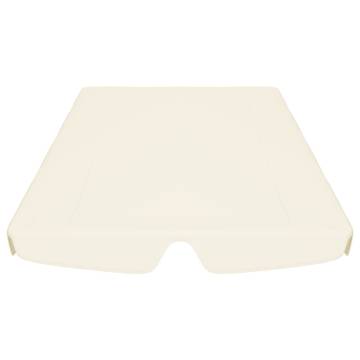 Replacement Canopy for Garden Swing - Cream 188x145 cm