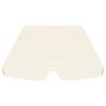 Replacement Canopy for Garden Swing - Cream 188x145 cm