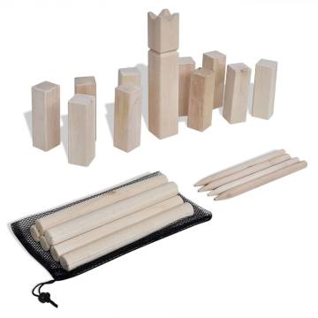 Wooden Kubb Game Set - Fun Outdoor Family Game | Hipomarket