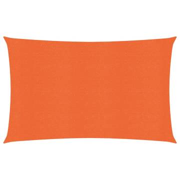 Sunshade Sail 5x7m Orange 160 g/m² | HDPE Shelter