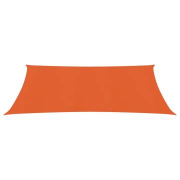 Sunshade Sail 5x7m Orange 160 g/m² | HDPE Shelter