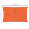 Sunshade Sail 5x7m Orange 160 g/m² | HDPE Shelter