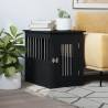 Dog Crate Furniture Black 45x62x59 cm Engineered Wood Colour black Size 45 x 62 x 59 cm 