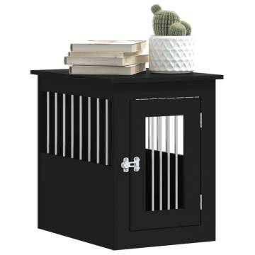 Stylish Dog Crate Furniture Black | 45x62x59 cm - Hipomarket