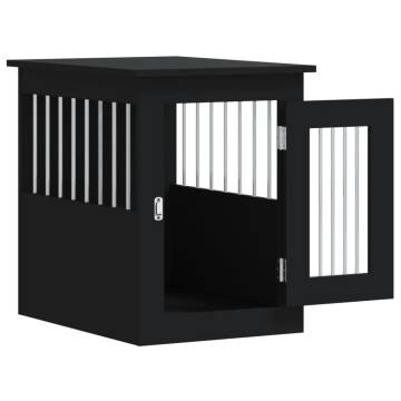 Stylish Dog Crate Furniture Black | 45x62x59 cm - Hipomarket