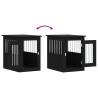 Stylish Dog Crate Furniture Black | 45x62x59 cm - Hipomarket