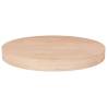 Round Table Top Ø50x4 cm Untreated Solid Wood Oak Colour natural Size Ø 50 x 4 cm Quantity in Package 1 