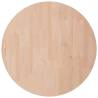 Untreated Solid Oak Round Table Top Ø50x4 cm | HipoMarket