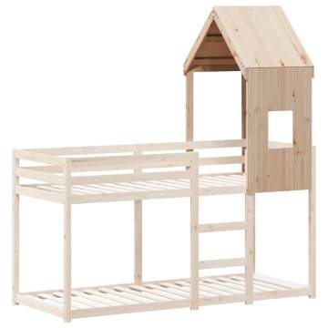 Kids' Bed Roof - Solid Pine Wood, 60x89x134.5 cm | HipoMarket