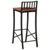 Bar Chairs 2 pcs Solid Wood Acacia – Rustic Elegance