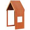 Kids' Bed Roof Wax Brown - Fun Solid Pinewood Design