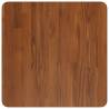 Square Dark Brown Oak Table Top | 50x50cm Solid Wood