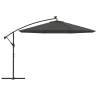 Cantilever Umbrella with LED Lights - 350 cm Anthracite