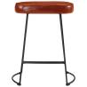 Stylish Dark Brown Bar Stools - 2 pcs, 40x29.5x53 cm