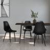 Dining Chairs 4 pcs Black PP Colour black Quantity in Package 4 