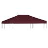 Gazebo Top Cover 310 g/m² 3x4 m Bordeaux Colour bordeaux Size 3 x 4 m Quantity in Package 1 