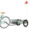 Bike Trailer - Grey Oxford Fabric & Iron | HipoMarket