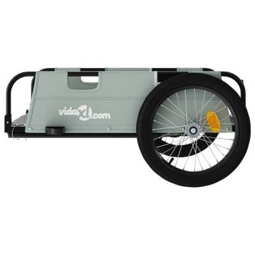 Bike Trailer - Grey Oxford Fabric & Iron | HipoMarket