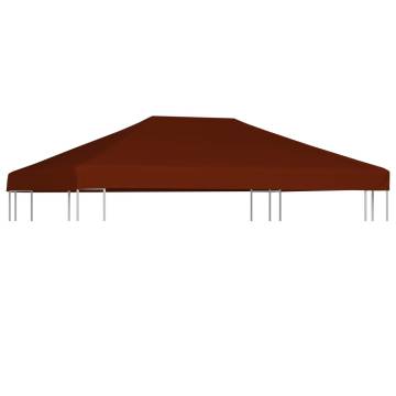 Gazebo Top Cover 310 g/m² 3x4 m Terracotta - Durable & Waterproof