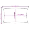 Durable Sunshade Sail 5x8 m - UV Resistant Sand HDPE