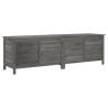 Garden Storage Box Anthracite - Solid Fir Wood | HipoMarket