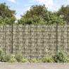 Garden Privacy Screens 4 pcs Stone Look Grey - Durable Outdoor Solutio