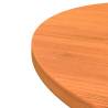 Round Wax Brown Table Top Ø60 cm - Solid Pine Wood