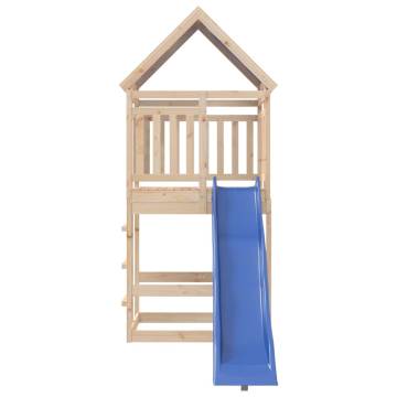 Outdoor Playset Solid Wood Pine - Adventure Awaits!